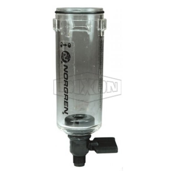 Dixon Filter Bowl with Manual drain, For Use with F72 Filter 4266-50RF - main